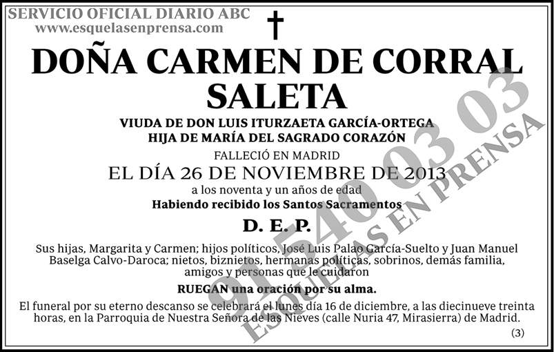 Carmen de Corral Saleta